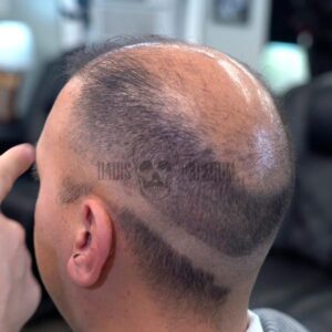 Corte de cabello lateral