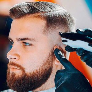 Combo de corte lateral y barba
